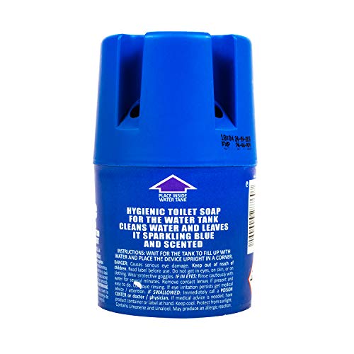 Sano Azul Ambientador WC Larga Duración Limpia Desinfectar Colores Agua 150 gr ( Pack de 1 )