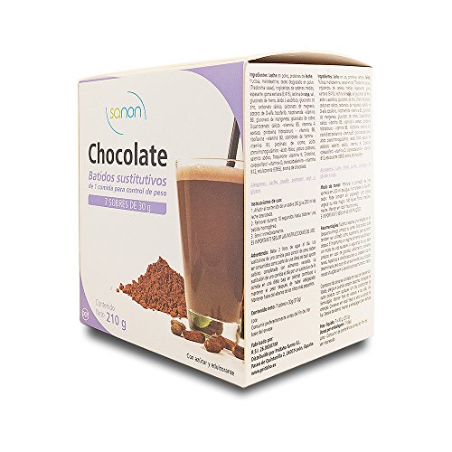 SANON - SANON Batido Sustitutivo Sabor Chocolate 7 sobres de 30 gr