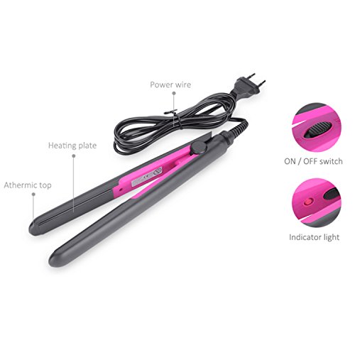 SansFin alisador de cabello Mini plancha alisadora profesional seca y húmedo cerámica placas Cabello élu mejor alisador de cabello Salón Pro 2018