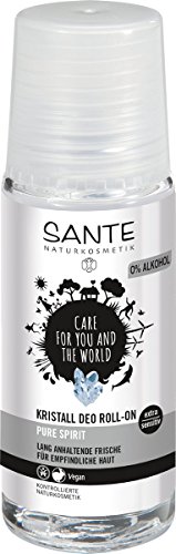 Sante Natural cosmético de cristal Desodorante Roll On, 50 g