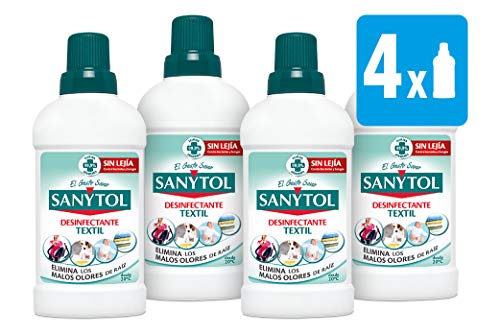 Sanytol - Desinfectante Textil - 4 unidades de 500ml