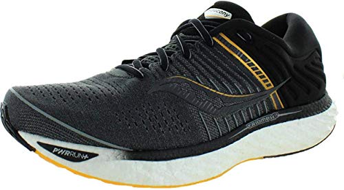 Saucony Triumph 17, Zapatillas para Hombre, Negro Gris Black Gray, 42 EU