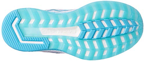 Saucony Triumph ISO 5 Neutralschuh Damen-Weiß, Blau, Zapatillas de Running Calzado Neutro para Mujer, White/Blue, 37 EU