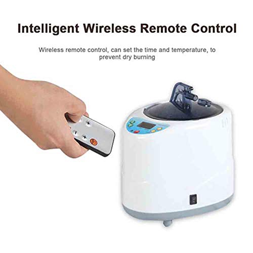 Sauna de vapor portátil 2L 1000W Nfrared hogar de la persona Sauna Spa caliente, Personal Body Spa Calentador desintoxicar Inicio transpiración Pierde peso con la temperatura del controlador remoto