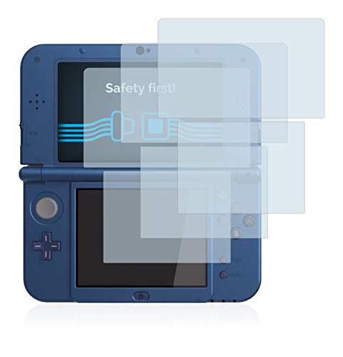 savvies Protector Pantalla Compatible con Nintendo New 3DS XL (6 Unidades) Pelicula Ultra Transparente
