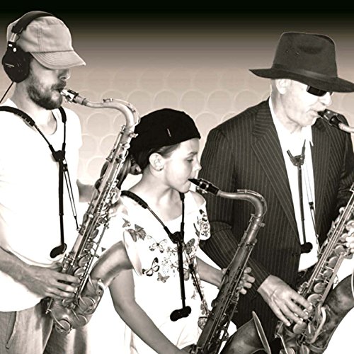 saXholder Jazzlab - Correa para saxofón, color negro
