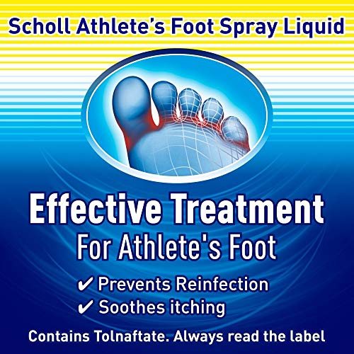 Scholl de atleta Pie Tratamiento Spray 150 ml- Paquete 2