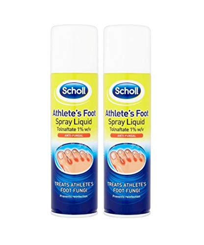 Scholl de atleta Pie Tratamiento Spray 150 ml- Paquete 2