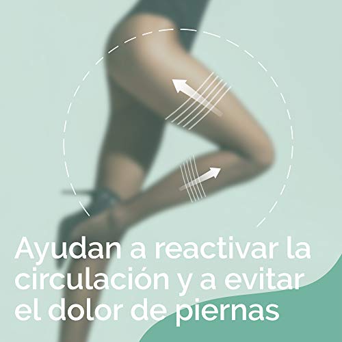 Scholl Medias de Compresión Ligera Mujer Light Legs 20DEN, Color Negro, S