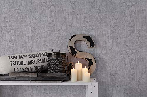 Schöner Wohnen papel pintado gris 10,05 m x 0,53 m 944265