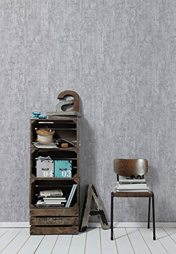 Schöner Wohnen papel pintado gris 10,05 m x 0,53 m 944265