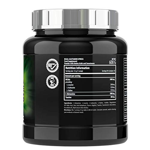Scitec Nutrition BCAA + Glutamine Xpress Sabor Manzana - 600 gr