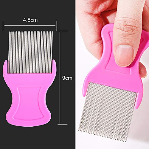 SCOBUTY Pinza Garrapatas, Herramientas de Eliminación de Garrapatas, Pinzas para garrapatas para Perro/Gato/Hombre en Set de 4 Premium Tick Remover + Caja de Almacenamiento