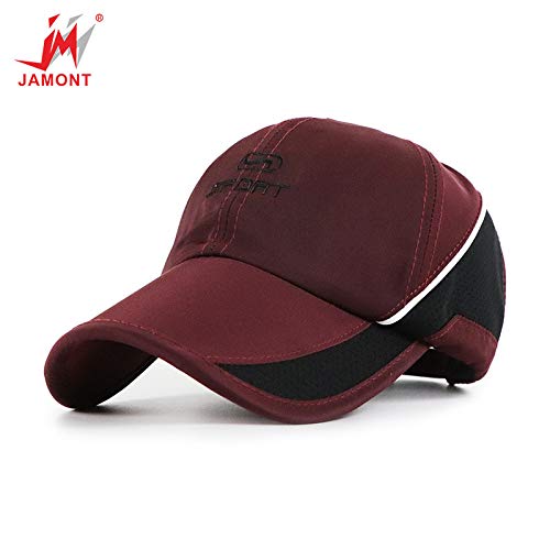 sdssup Gorra Hembra Anti-ácaro Gorra de béisbol Tapa Vino Rojo Ajustable