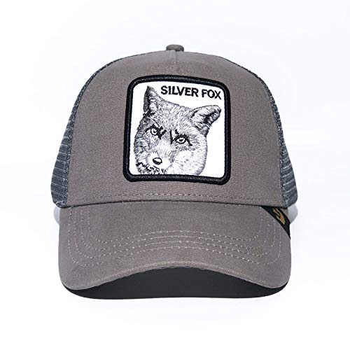 sdssup Pájaro Carpintero Bordado Gorro de Malla Gorro de Ojo Gris Ajustable