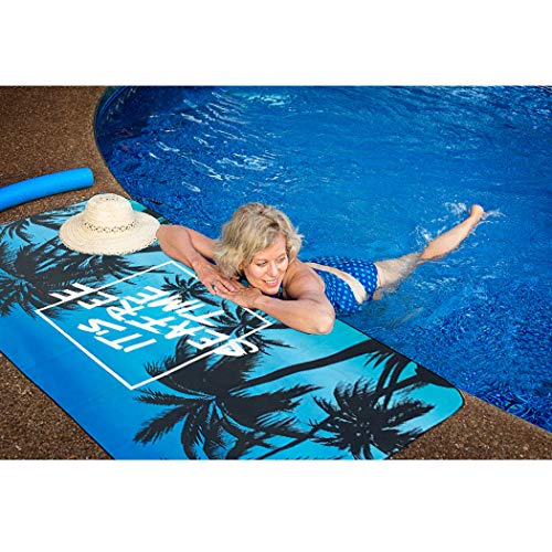 Sea Free Toalla de Playa Grande de Microfibra de Verano 90x180cm, Anti-Arena, Fuerte Absorción de Aguat Súper Blando y Secado Rápido, para Deportes, Viajes, Natación, Playa, Yoga o Baño