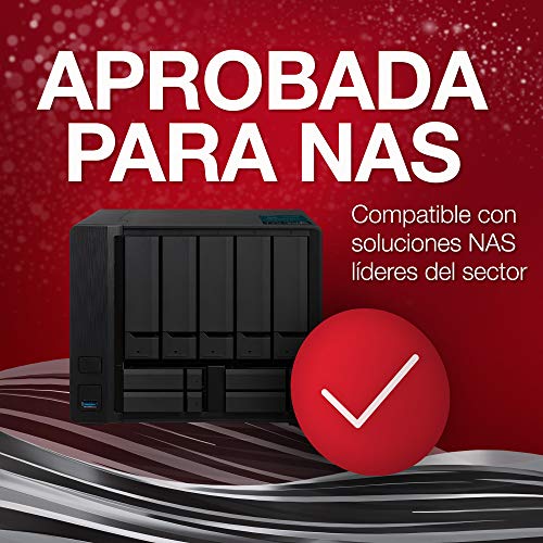 Seagate IronWolf, 3 TB, NAS, Disco duro interno, HDD, CMR 3,5" SATA 6 Gb/s, 7200 r.p.m., caché de 256 MB para almacenamiento conectado a red RAID, Paquete Abre-fácil (ST3000VNZ07)