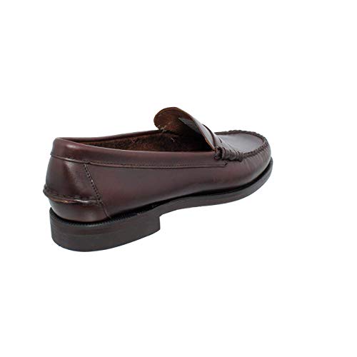 Sebago Classic Dan Waxy, Mocasines (Loafer) para Hombre, Marron (Dk Brown 901), 43 EU