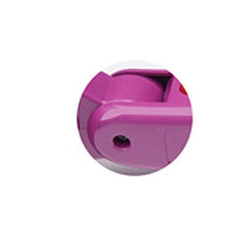 Secador de pelo plegable, motor CC, con compartimento para batería, cable USB, azul/morado