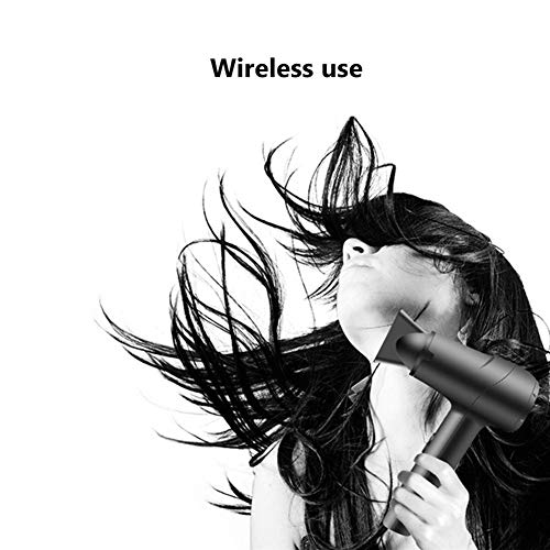 Secador portátil inalámbrico secador de pelo recargable con agua caliente y fría viento para casa de viaje