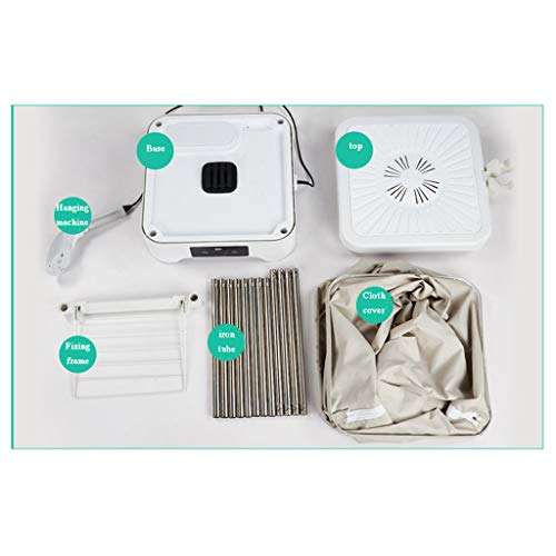 Secadora de ropa y máquina de planchado, multifuncional inteligente Rack de secado de doble capa Lavandería y secado rápido Temporizador de tiempo Máquina de cuidado de ropa doméstica, Peso 30 kg, 900