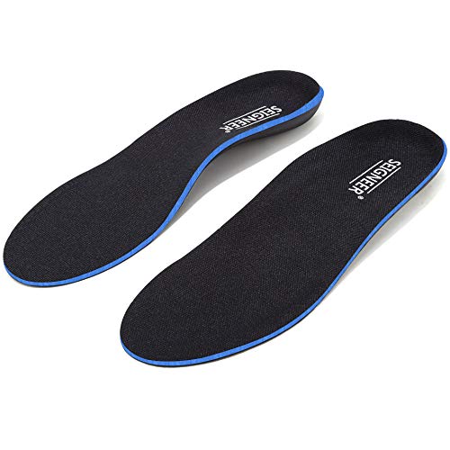 SEIGNEER Plantillas Fascitis Plantar, Inserto para pies planos, Plantillas ortopédicas, para Ayudar A Reducir el Dolor en el Talón Rodilla/Dolor de Espalda y Tendinitis de Aquiles