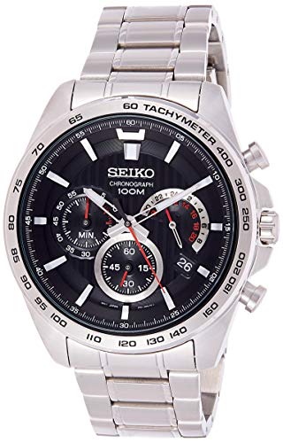 Seiko Reloj Cronógrafo para Hombre de Cuarzo con Correa en Acero Inoxidable SSB299P1