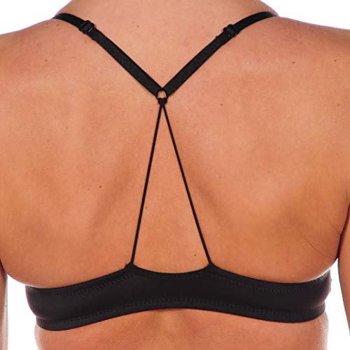 Selene Araceli Bralette con Push Up (95, Negro)