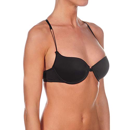 Selene Araceli Bralette con Push Up (95, Negro)