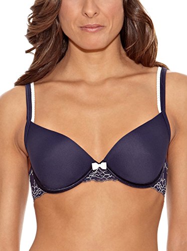 Selene Flavia, Sujetador Copa Foam con Aros Para Mujer, Azul Marino, ES 95C