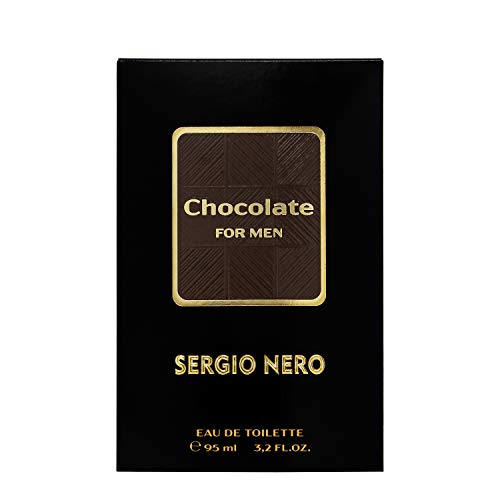 SERGIO NERO • CHOCOLATE Eau de Toilette/Agua de tocador para hombres frasco de 95 ml (3.2 fl.oz.) • Fragancia Dulce Golosa de Hombre