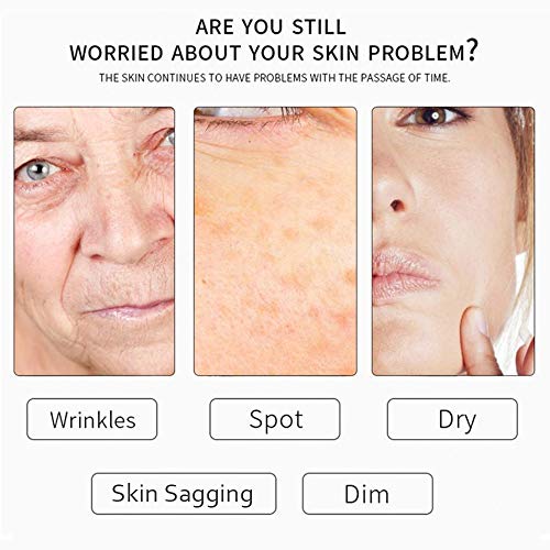 Serum Facial de Ácido Hialurónico, Hidratará Aclarará la Piel Mientras Rellena Esas Líneas Finas y Arrugas Orgánicopara Eliminar Líneas de Expresión y Arrugas Hidratación Suave y Fácil Absorción-30ml