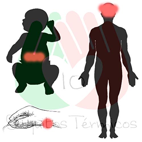 Set Bebé: Cojín Anticólicos (15x10cm) + Saco Térmico Semillas Calienta Cunas (25x10cm) - Almohada Microondas para Cólicos del Lactante, Funda Lavable, Tela de Algodón 100% y Olor a Lavanda (Perritos)