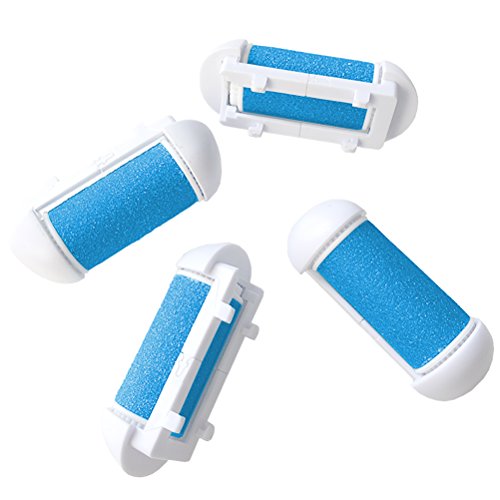 [Set de 4] Canwn Extrarugosos Rodillos Lijadores para Ultratec Eliminador de Callos Iheyfilly,Anself Aparatos Eléctricos de Pedicura,Jata LD85B Pedicura Eléctrico Bedee