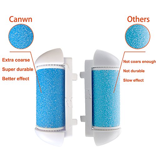 [Set de 4] Canwn Extrarugosos Rodillos Lijadores para Ultratec Eliminador de Callos Iheyfilly,Anself Aparatos Eléctricos de Pedicura,Jata LD85B Pedicura Eléctrico Bedee