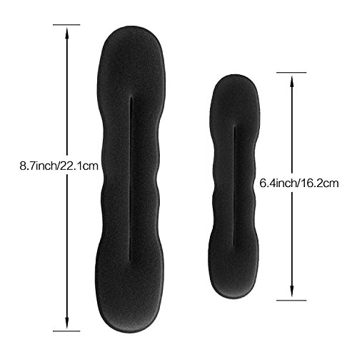 Set de 6 gomas para el pelo (3 grandes y 3 pequeñas) para coger el pelo, hacer moños etc