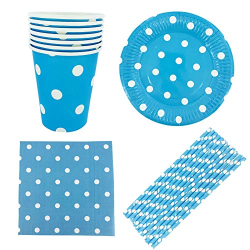 Set de Artículos Accesorios Completo para Decoración Fiestas Cumpleaños Bebé Lote Sirve 16 Invitados (Niño de 2 años)