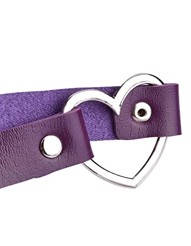 Set de gargantillas, diseño de corazón, estilo vintage, 4 unidades