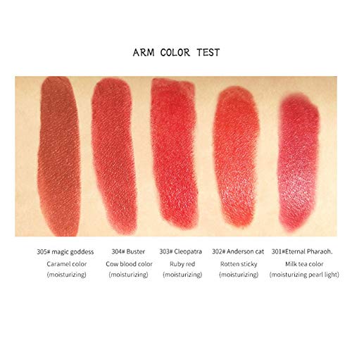 Set de pintalabios mate de Onkessy Kit de pintalabios de terciopelo hidratante, liso e impermeable Adecuado como regalo para esposa y novia