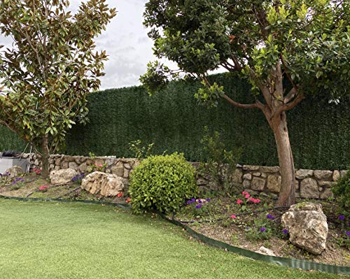 Seto Decor KF050B Seto Artificial Decorativo de Hoja Fina de 0,5 x 5 Metros, Color Verde
