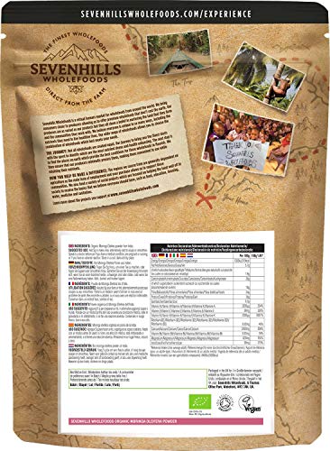 Sevenhills Wholefoods Bio Moringa Oleifera en polvo 1kg