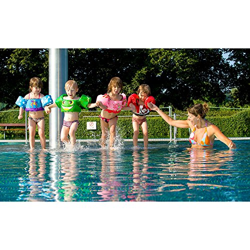 Sevylor Puddle Jumper, Manguitos bebé para Aprender a Nadar, para niños de 2 a 5 años, De 15 a 30 kg de Peso, Rojo