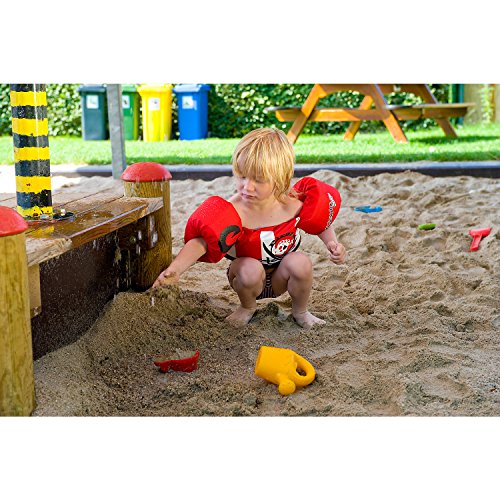 Sevylor Puddle Jumper, Manguitos bebé para Aprender a Nadar, para niños de 2 a 5 años, De 15 a 30 kg de Peso, Rojo