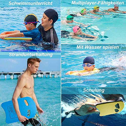 SeWooo - Tabla de natación Unisex, Ideal para niños y Adultos, para Ejercicios de natación y Entrenamiento y Acuario Deportivo