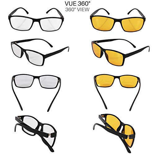 SFL + Optics. - Gafas Gaming - Gafas luz Azul - Gafas Proteccion Filtro - Protección para Pantalla/Móvil/Tablet/TV - Evita la Fatiga Ocular - Anti Luz Azul