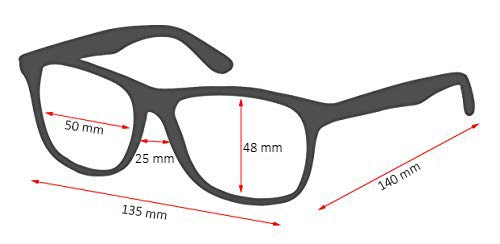 SFY Gafas de sol - Unisex - Protección UV400 - Alta calidad - Gafas de moda - F19145 (C7)