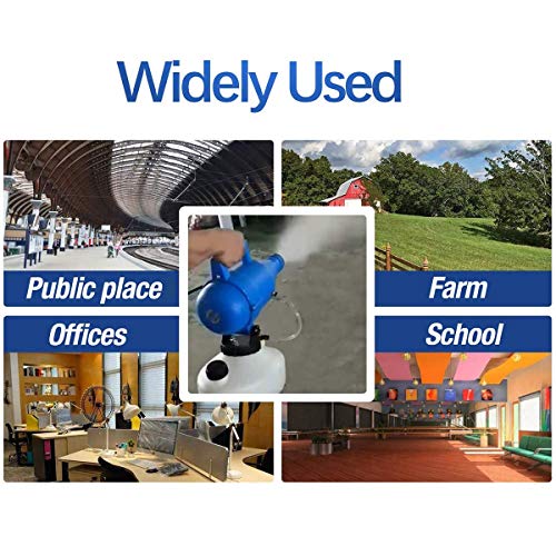 Sgxpjj Eléctrico Nebulizador Pulverizador Portátil ULV Pulverizador Electrostático Casa y Comercial Nebulizador Máquina for Interior Al Aire Libre