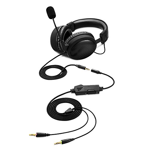 Sharkoon B1 - Auriculares Gaming con Cable, Estéreo, Micrófono, Estuche, Negro