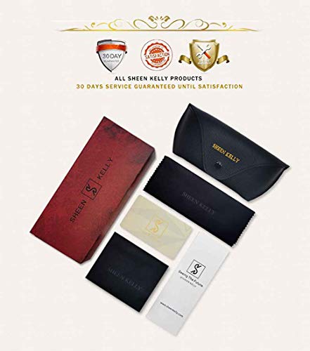 SHEEN KELLY Retro Gafas de sol Tonny Stark Marco de metal para hombres mujeres Gafas de sol Iron Man cuadradas