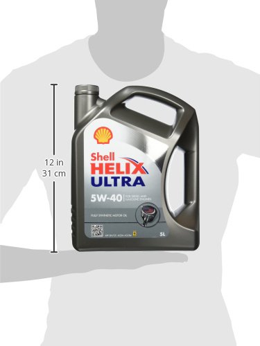 Shell Helix Ultra 5w-40 Aceite de motor totalmente sintético, 5 litros